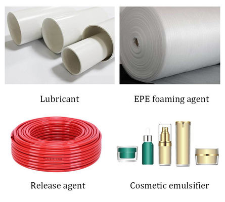 67784-82-1 สารเติมแต่งสำหรับการประมวลผลโพลิเมอร์ Polyglycerol Esters ของกรดไขมัน PGE E475